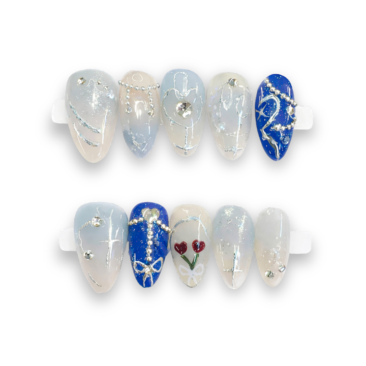 The Midnight Promenade Press-On Nails — Pride and Prejudice Collection