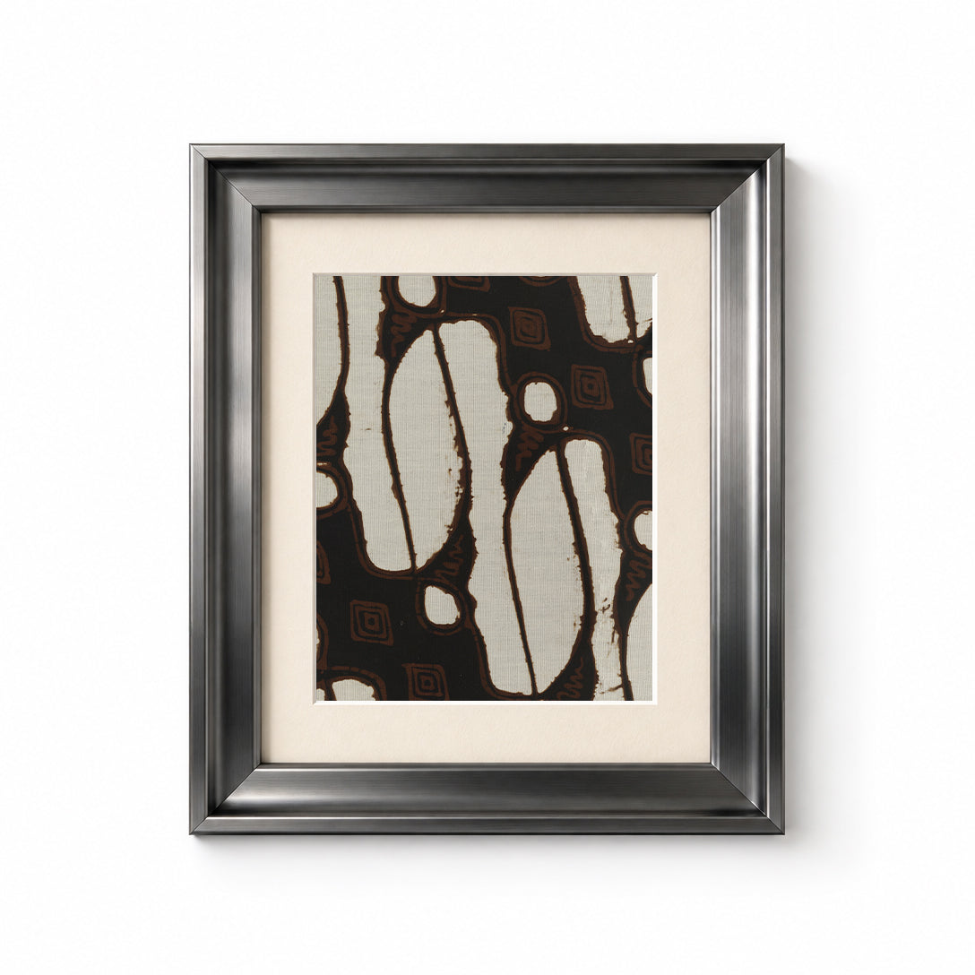 Indonesian Batik Wall Art - Parang