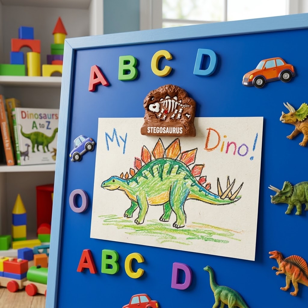 Resin Fridge Magnets - Stegosaurus