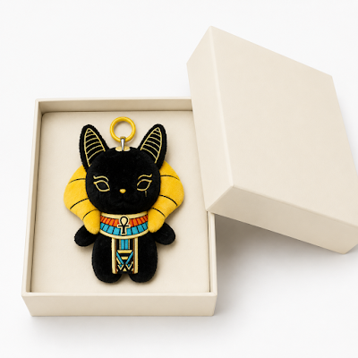 Cleocat - Cleopatra-Inspired Royal Cat Plush Charm — packaging image