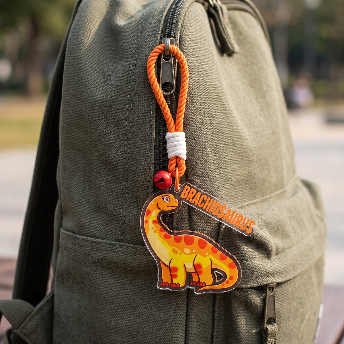 Dinosaur Acrylic Keychain — Brachiosaurus