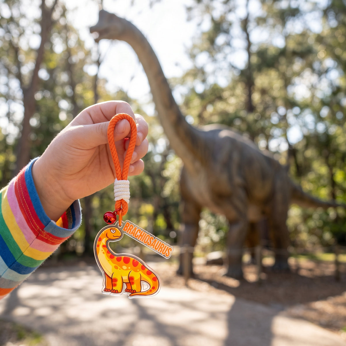 Dinosaur Acrylic Keychain — Brachiosaurus