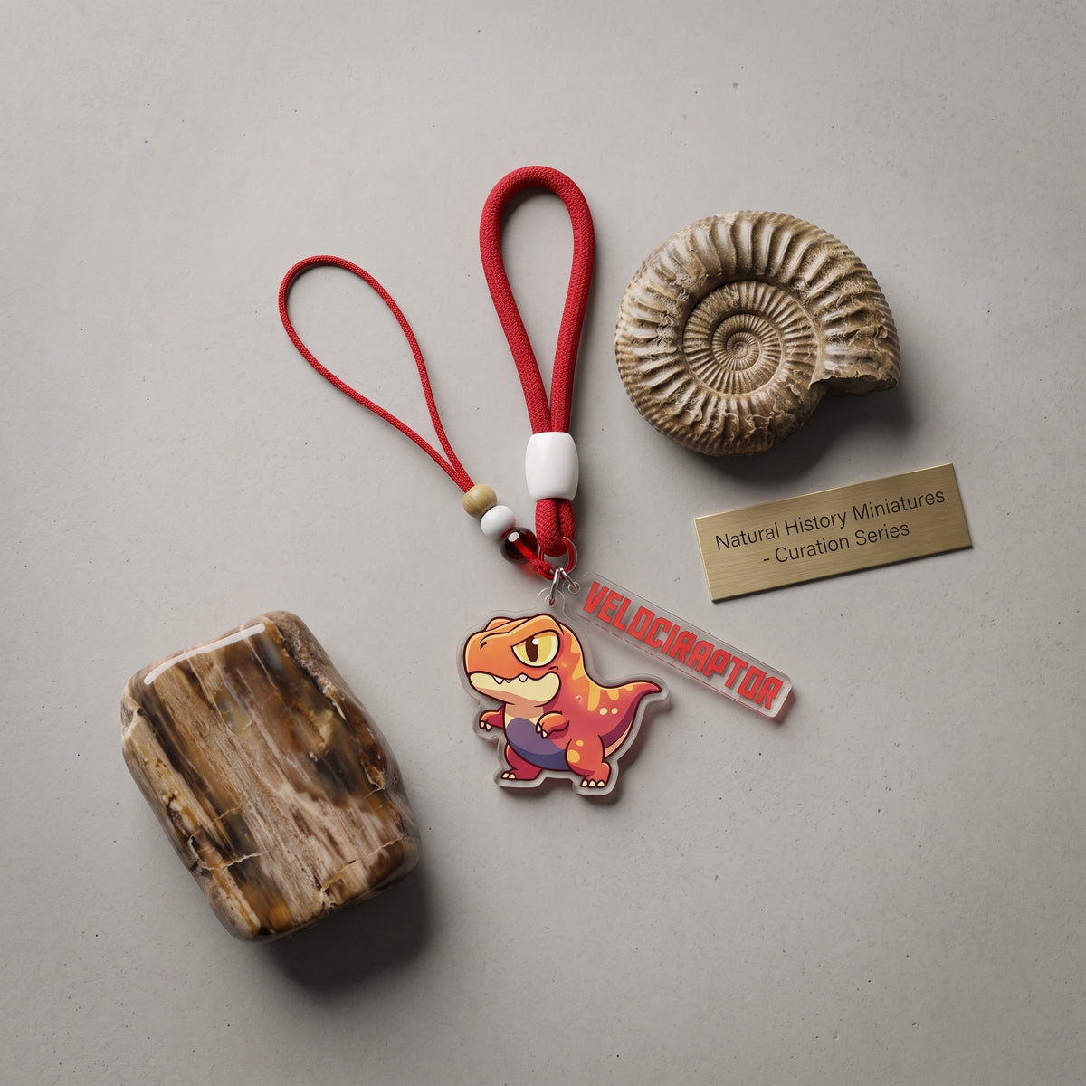 Dinosaur Acrylic Keychain — Tyrannosaurus rex