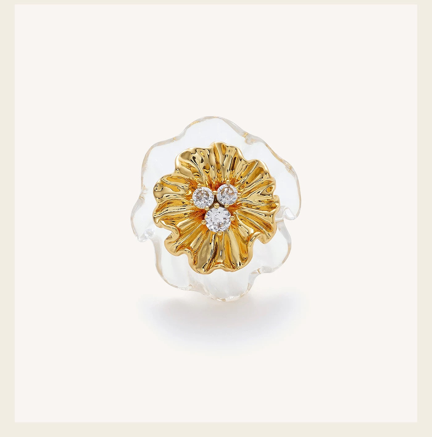 Moonrise Cereus Ring detail