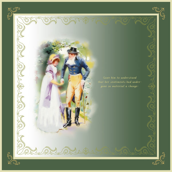 Regency Romance silk scarf baseline product image