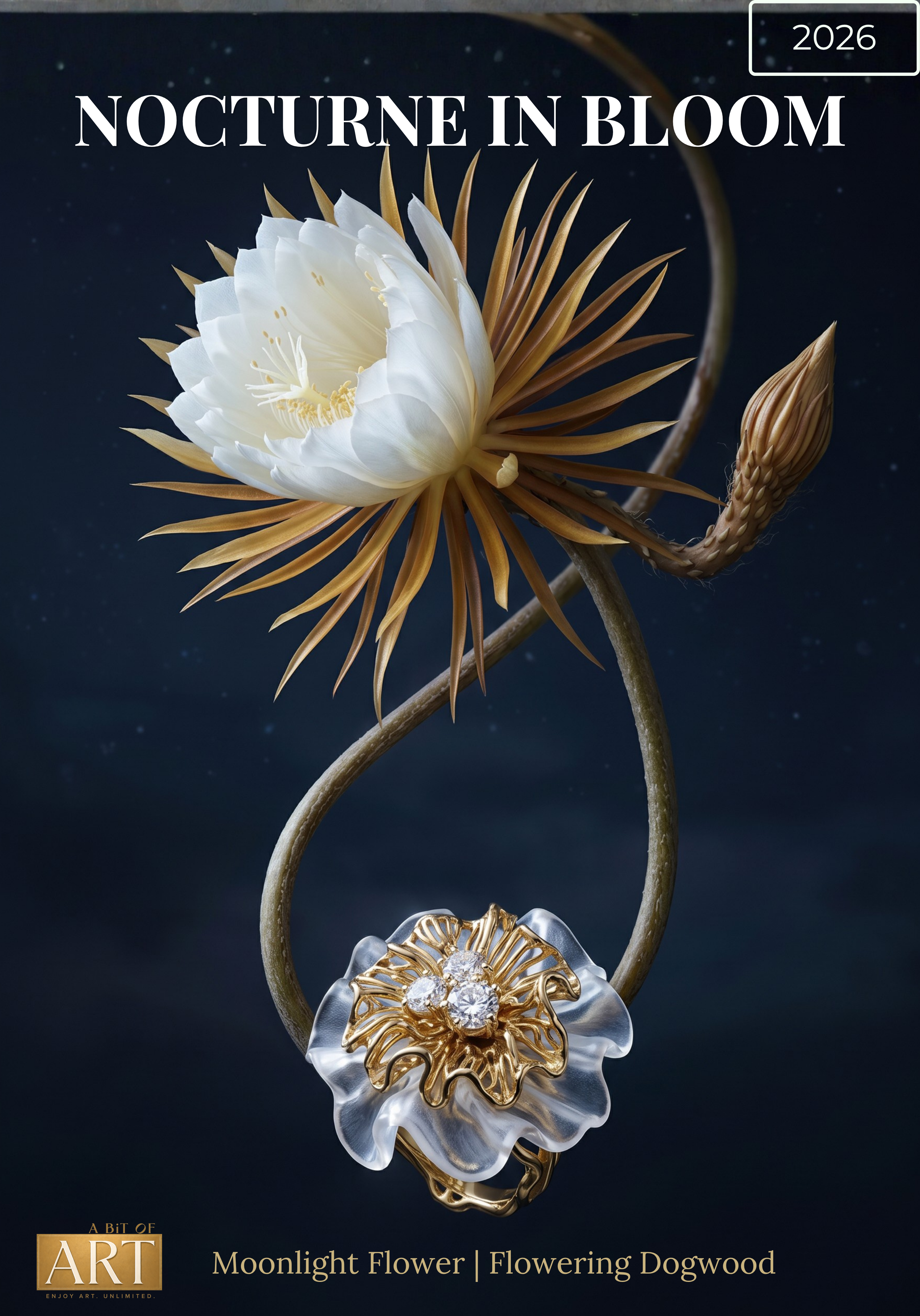 The Flower That Blooms After Dark: Why the Queen of the Night Is a Powerful Jewelry Inspiration