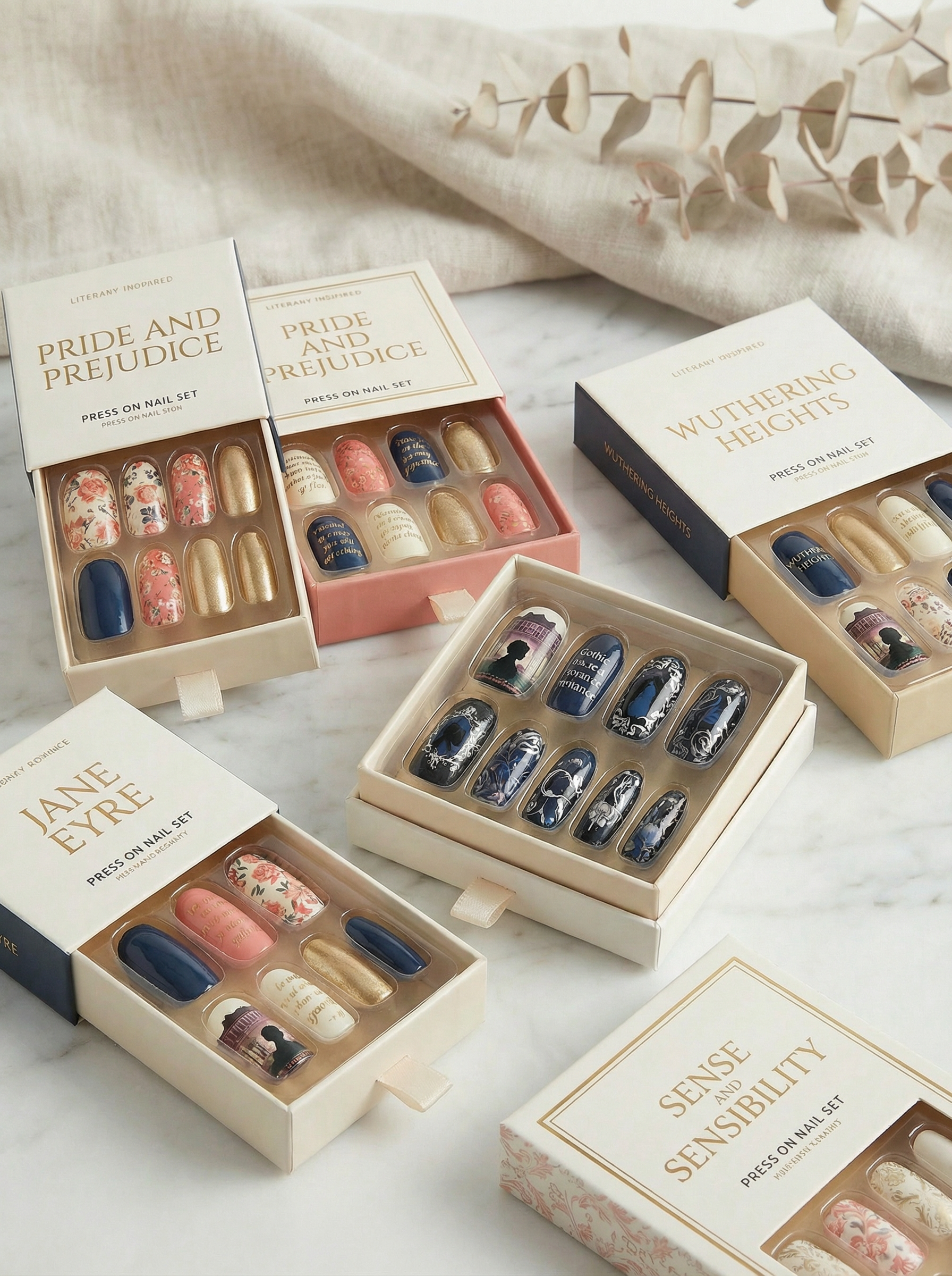 Press-On-Nails A Bit of Art