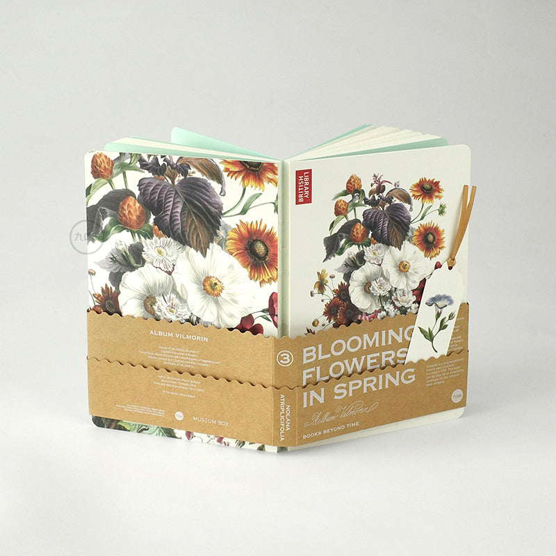 Botanical Hardcover Journal - Blooming Flowers in Spring