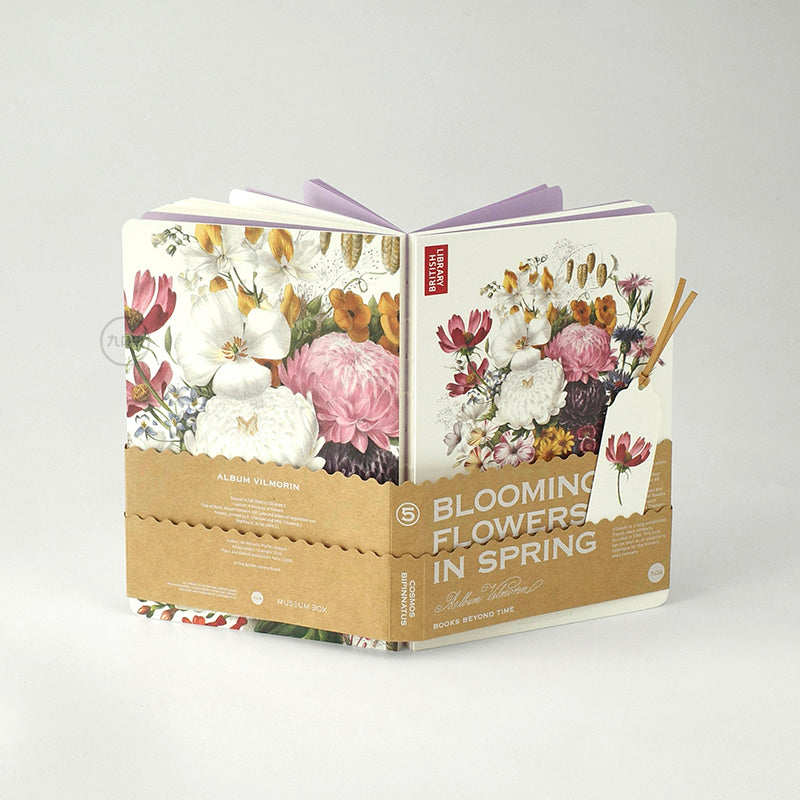 Botanical Hardcover Journal - Blooming Flowers in Spring