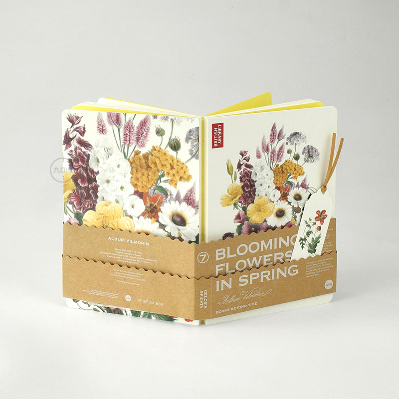 Botanical Hardcover Journal - Blooming Flowers in Spring