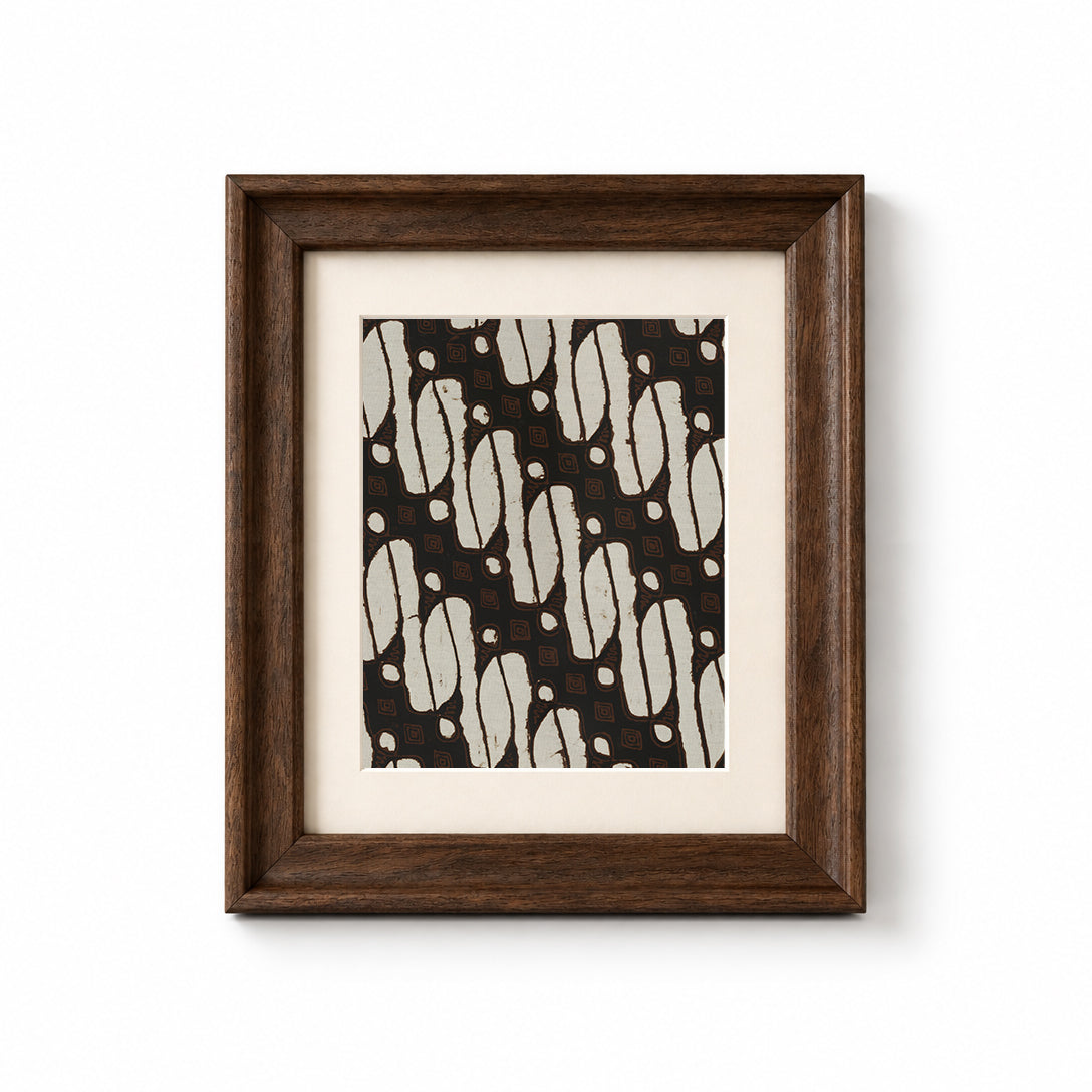 Indonesian Batik Wall Art - Parang