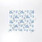 Fabric in Pride & Prejudice (Jane Austen | The British Library) Hearts Entwined Toile de Jouy Fabric for DIY A Bit of Art