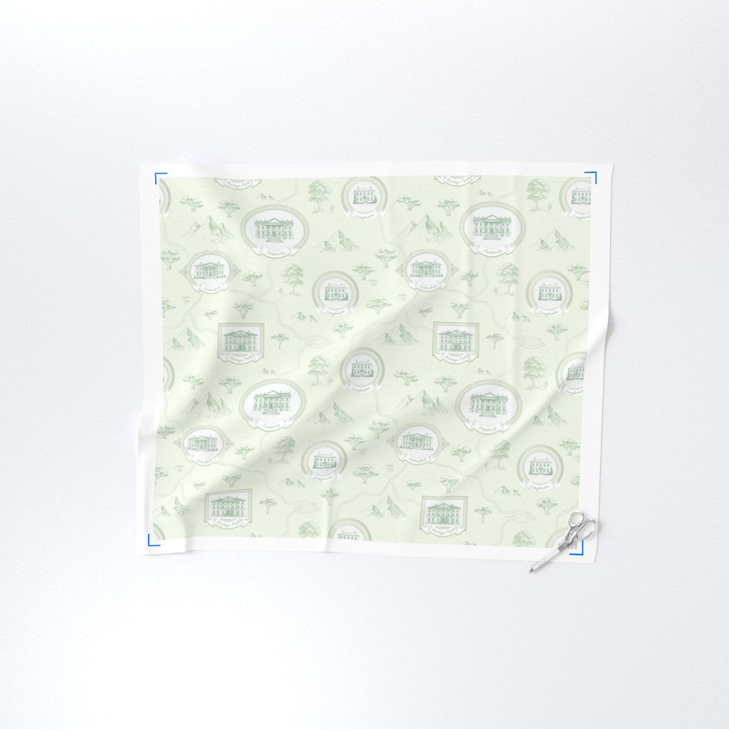 Fabric in Pride & Prejudice (Jane Austen | The British Library) The Regency Estates Toile de Jouy Fabric A Bit of Art