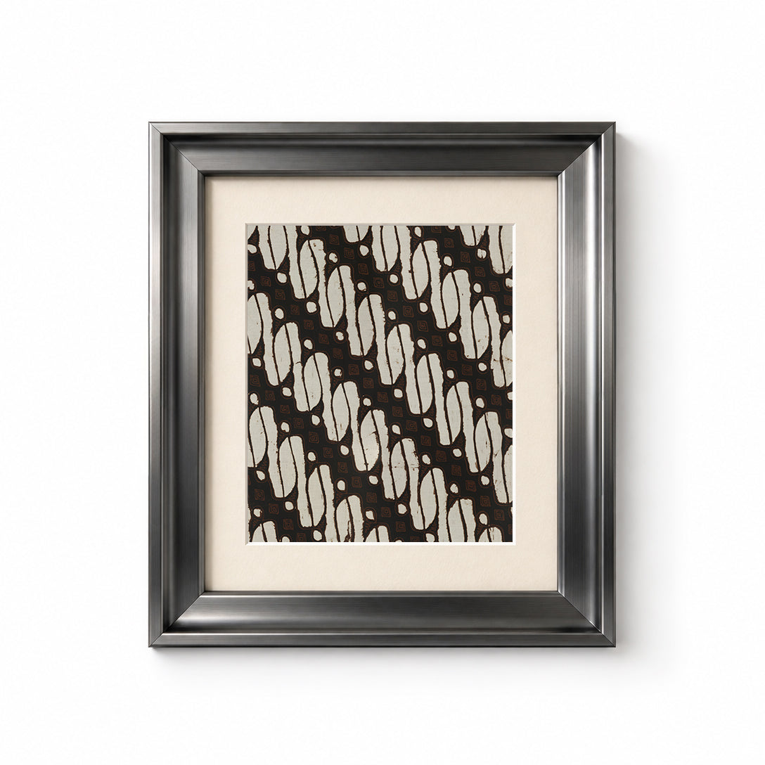 Indonesian Batik Wall Art - Parang