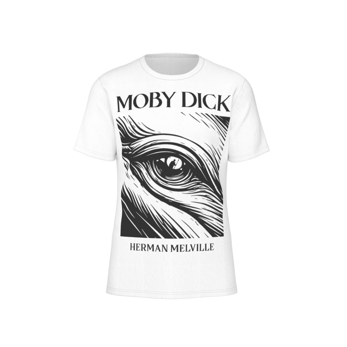 Moby Dick "The Whale's Eye" Premium White T-Shirt