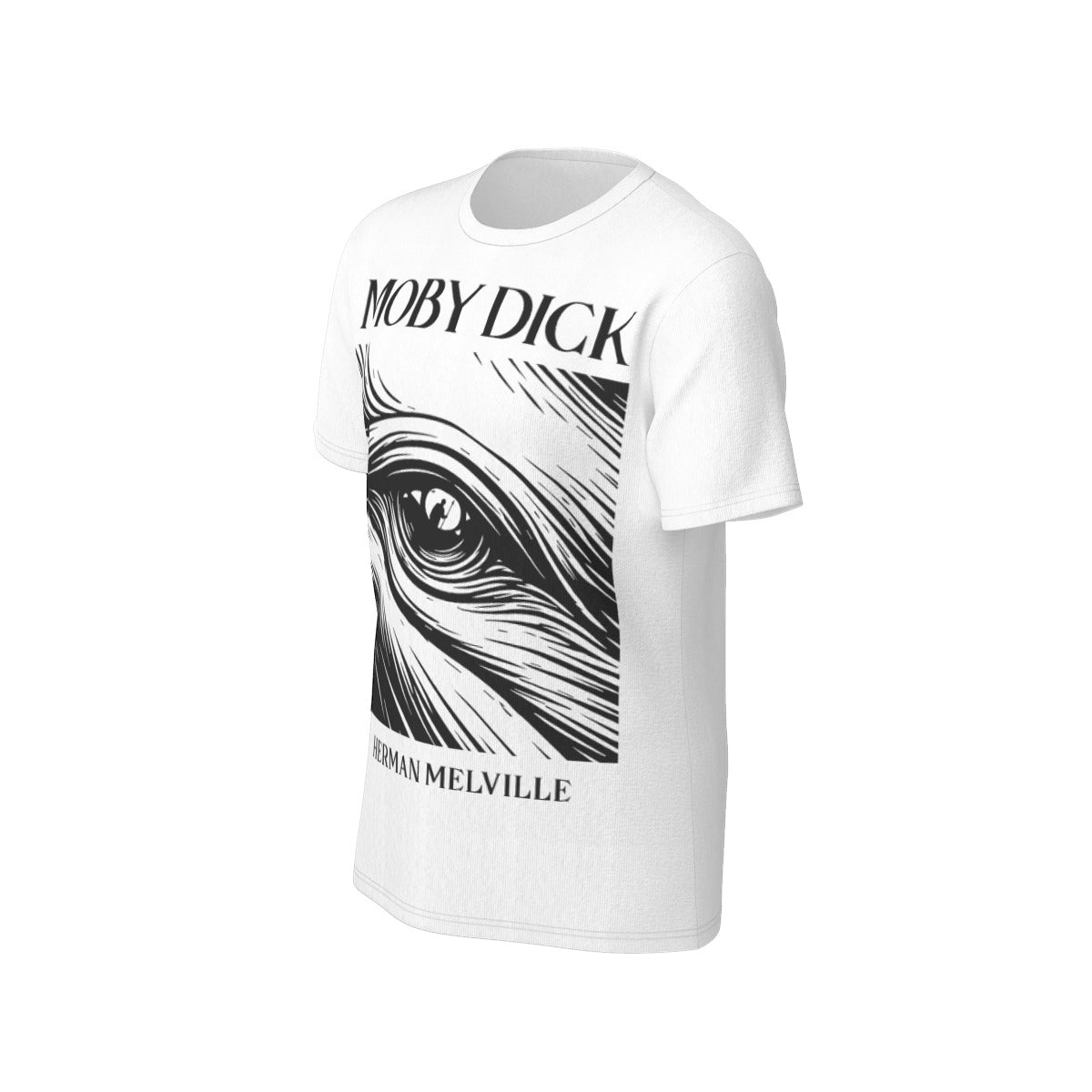 Moby Dick "The Whale's Eye" Premium White T-Shirt