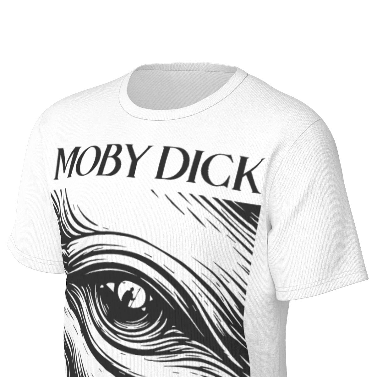 Moby Dick "The Whale's Eye" Premium White T-Shirt