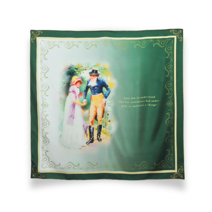 Regency Romance 90cm Silk Scarf | Gifts for Her