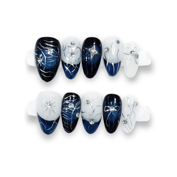 Starscape Waltz Press-on Nails | Everyday wear
