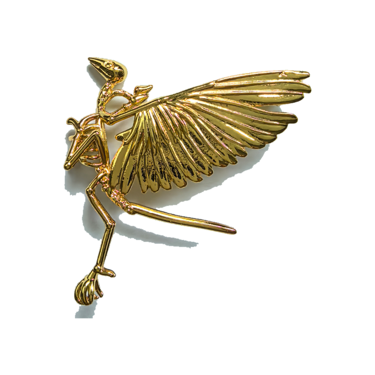 Archaeopteryx Skeleton Statement Brooch