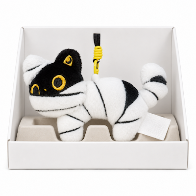 Mummy Meow Stand- Mummy Cat Plush Charm — packaging image