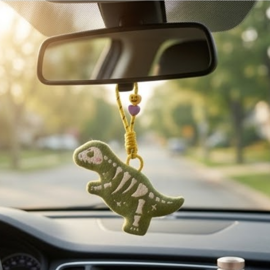 Dinosaur Plush Badge / Fridge Magnet — Lufengosaurus huenei