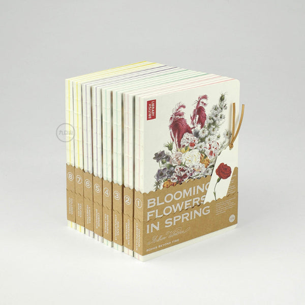 Botanical Hardcover Journal - Blooming Flowers in Spring