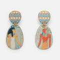 The Met x Lele Sadoughi Tomb of Haremhab Drop Earrings