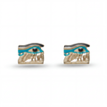 The Met x Lele Sadoughi Wedjat Eye Stud Earrings