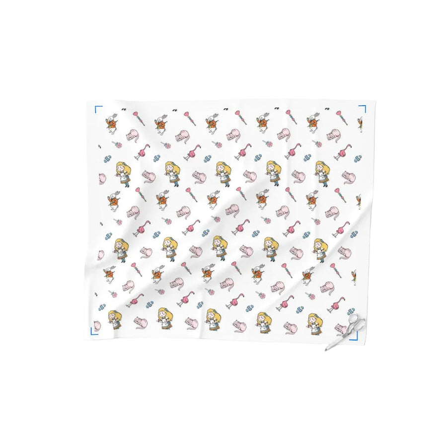 Nursery Alice Lewis Carroll Curious Icons White Literary Fabric DIY Creative Project A Bit of Art