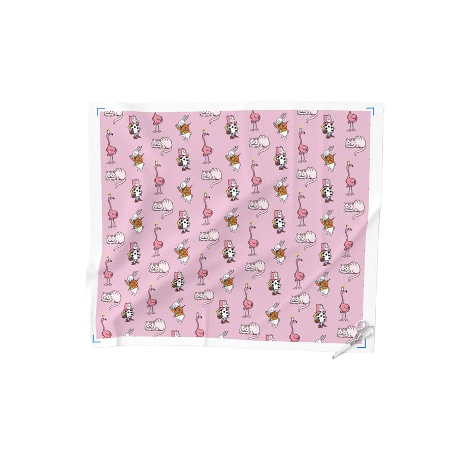 Nursery Alice Lewis Carroll Tea Party Pink Literary Fabric DIY A Bit of Art