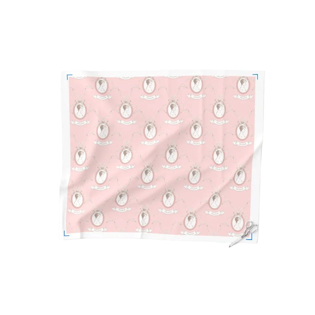 Fabric in Pride & Prejudice by Jane Austen Elizabeth Bennet Pink Cameo Fabric A Bit of Art