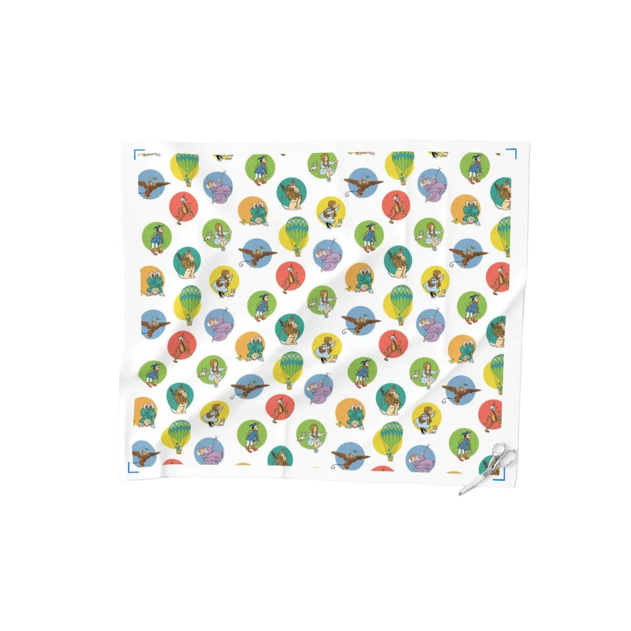 Wizard of Oz Storybook Icons Polka Dot Literary Fabric DIY A Bit of Art