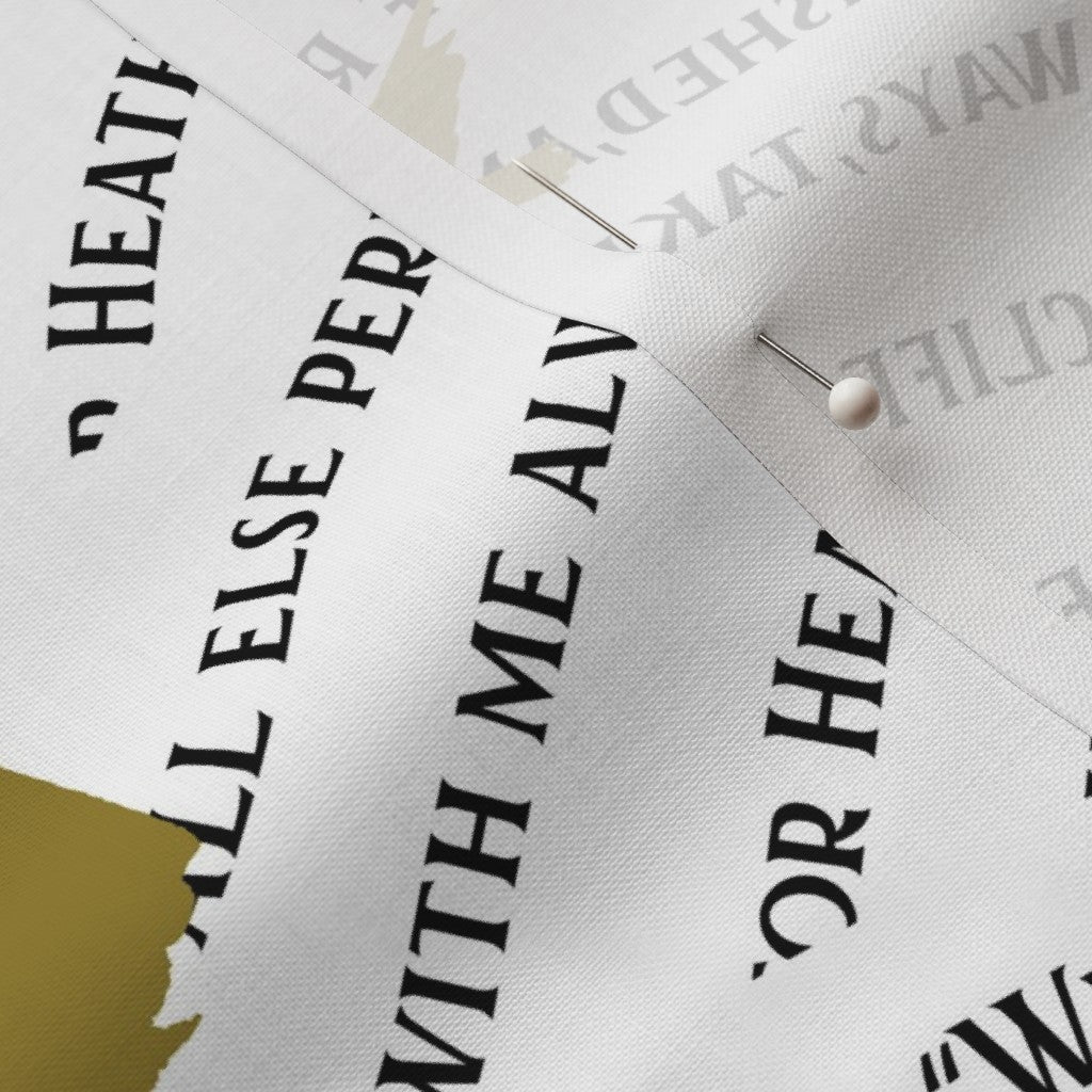 Wuthering Heights (Emily Bronte | The British Library) Tales at The Moors Fabric spoonflower