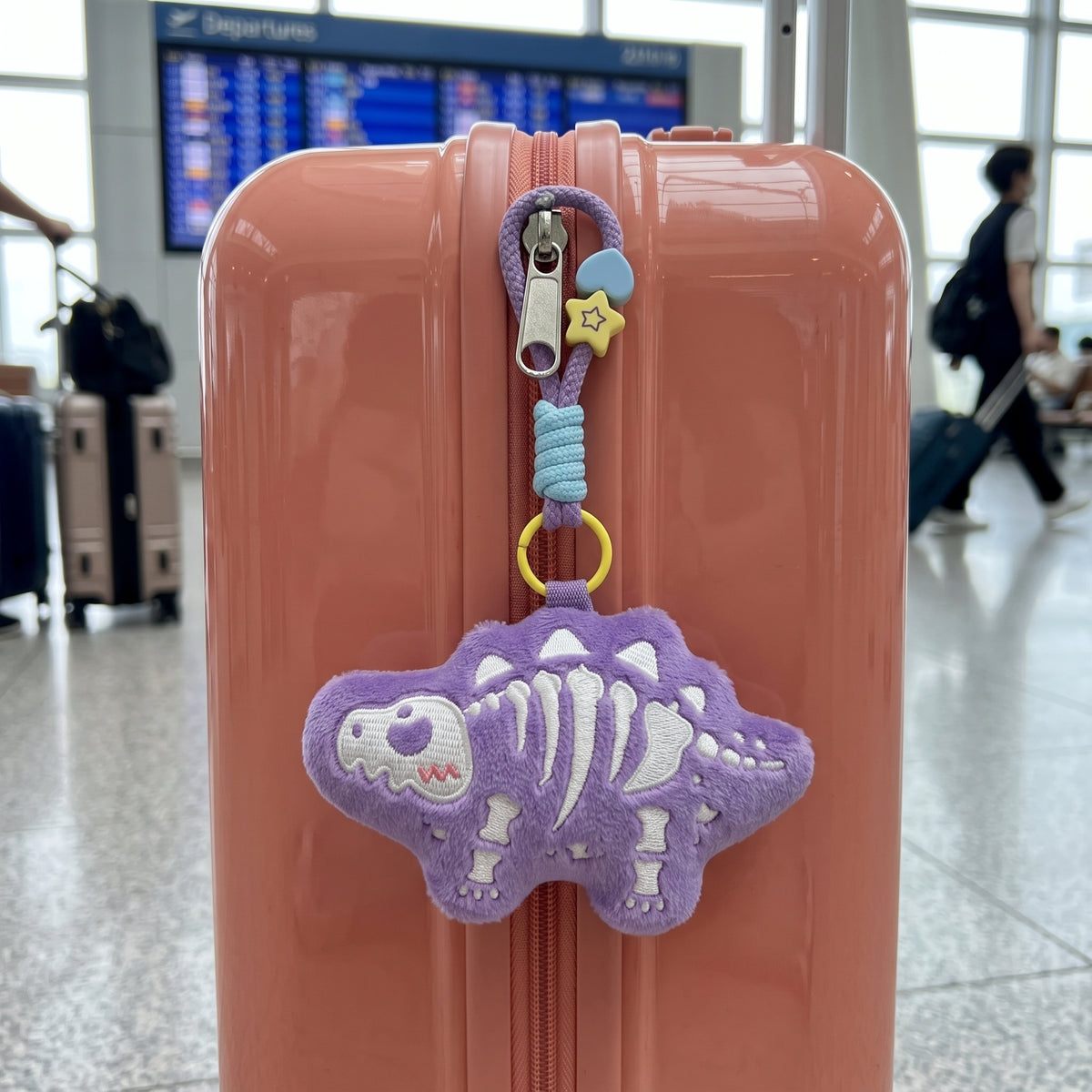 Dinosaur Plush Badge / Fridge Magnet — Stegosaurus
