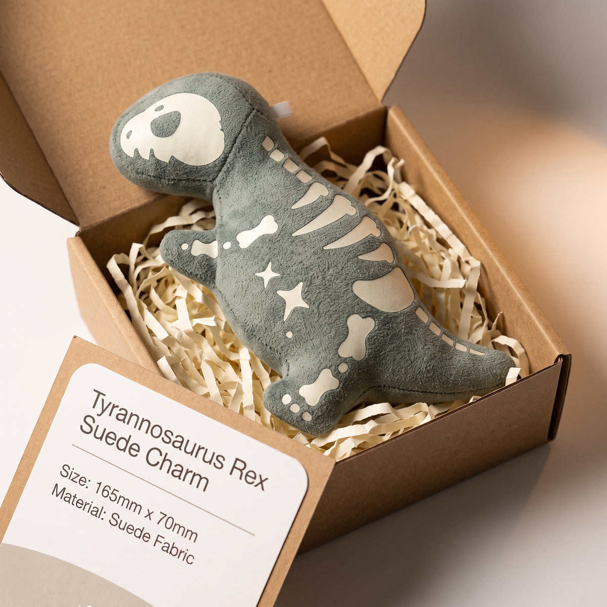 Glow-in-the-Dark Plush Charm — Lufengosaurus huenei