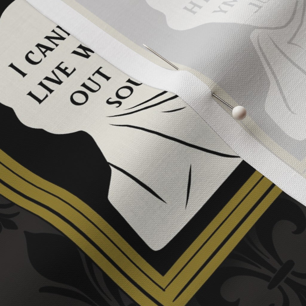 Wuthering Heights (Emily Bronte | The British Library) Love in Frames Fabric DIY spoonflower