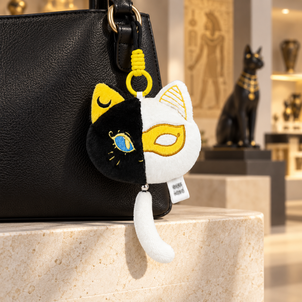 MaskMeow - Two-Tone Mask Cat Plush Charm lifestyle 03