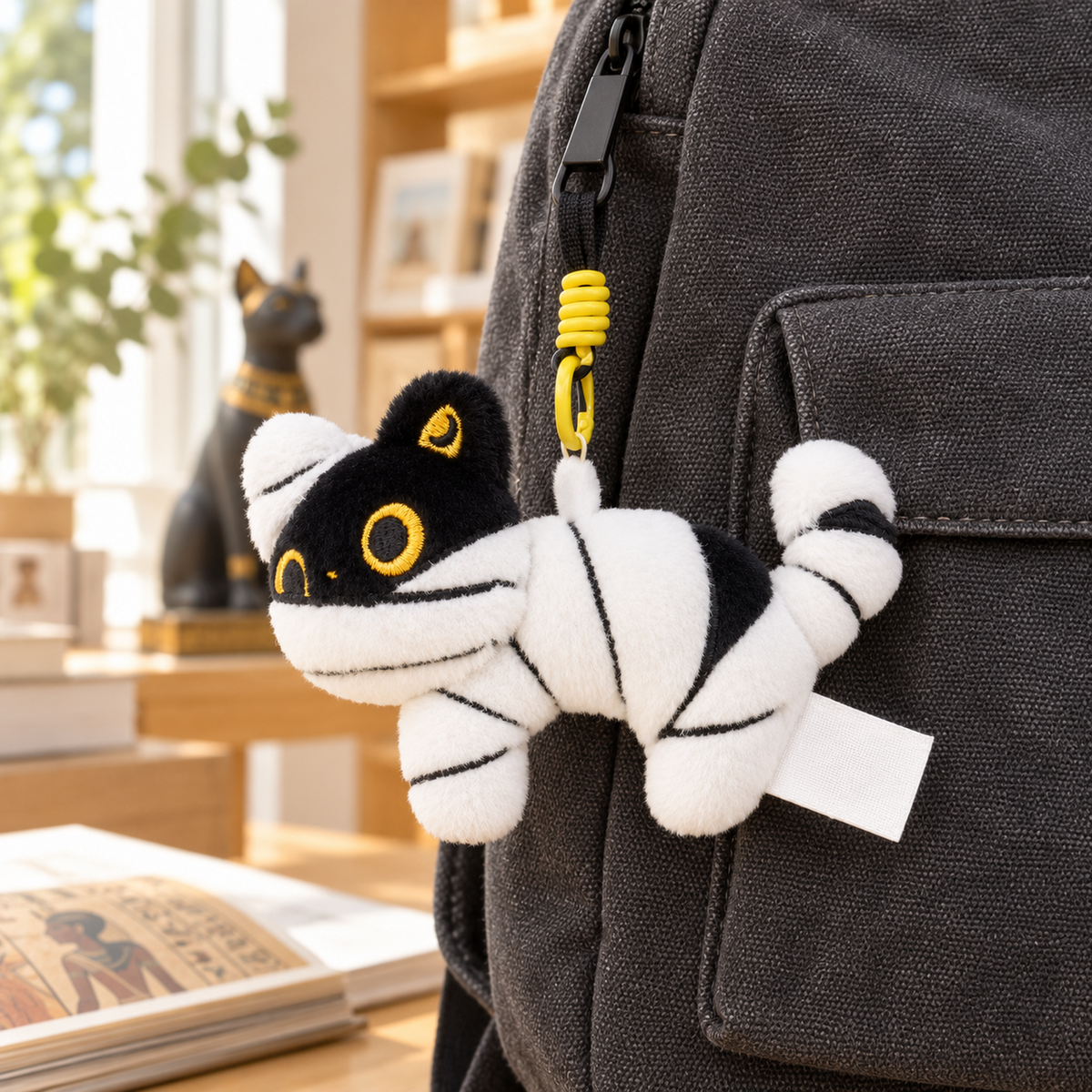 Mummy Meow Stand- Mummy Cat Plush Charm lifestyle 03
