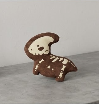 Glow-in-the-Dark Plush Charm — Saurolophus