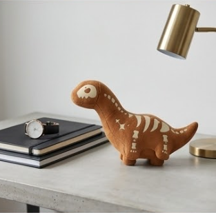 Glow-in-the-Dark Plush Charm — Brachiosaurus
