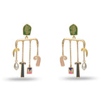 The MET X Lele Klee Black Columns In A Landscape Mobile  Earrings