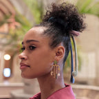 The MET X Lele Klee Black Columns In A Landscape Mobile  Earrings