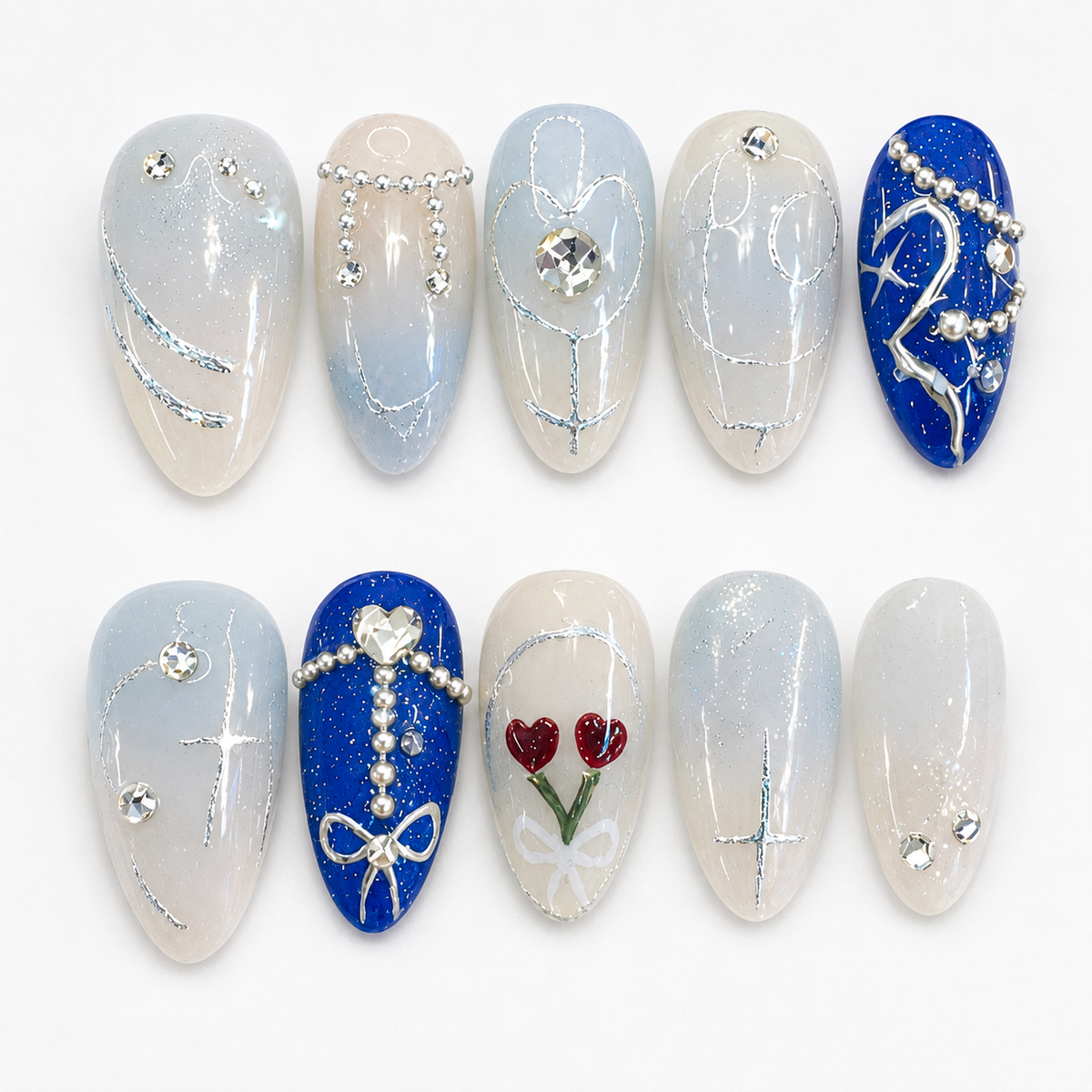 The Midnight Promenade Press-On Nails — Pride and Prejudice Collection baseline