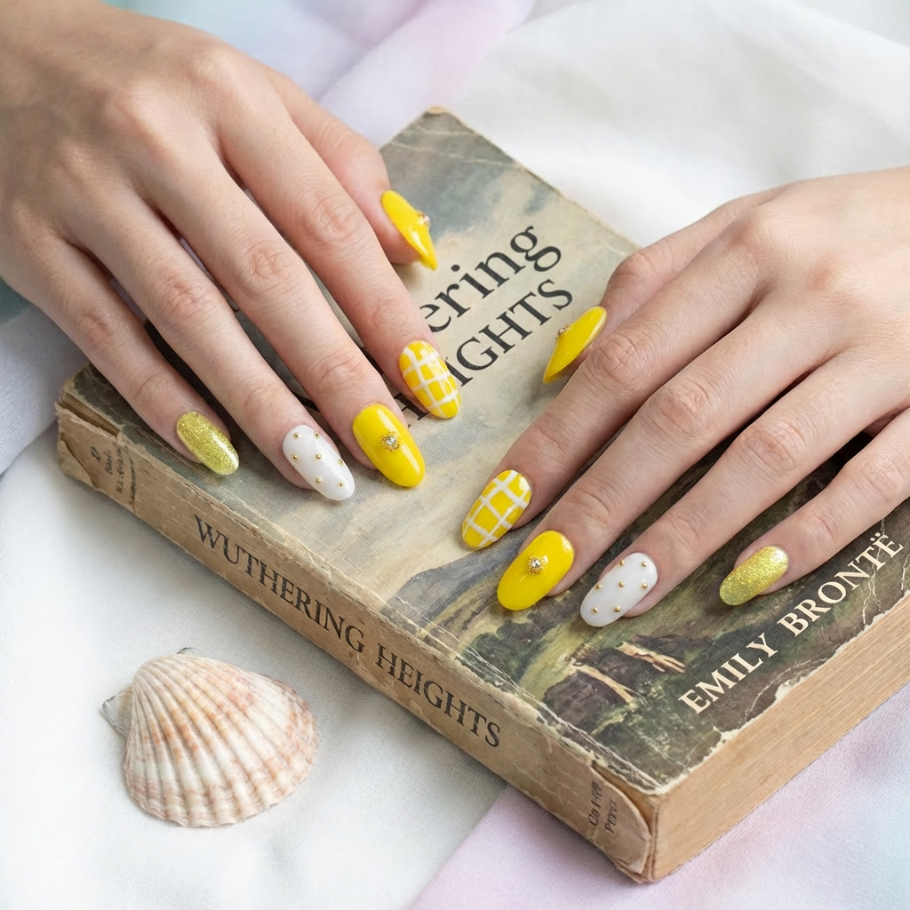 Catherine's Bright Morning Press-On Nails Literary Accessories A Bit of Art CORP