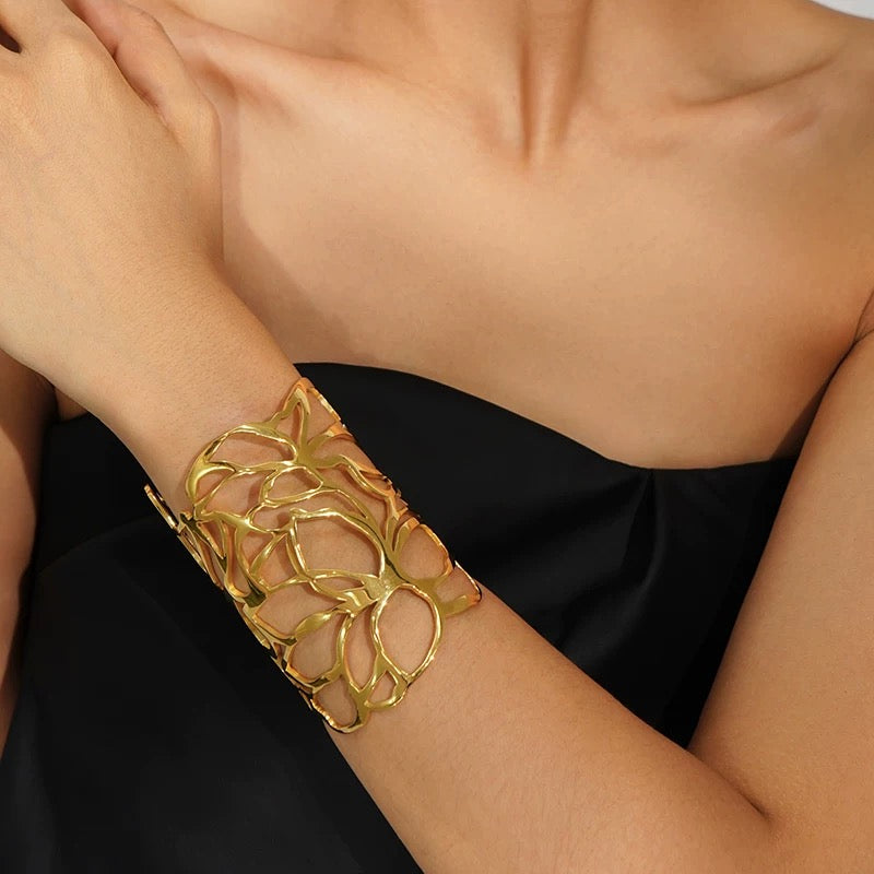 Claude Monet Waterlily Jewelry Collection: Earrings, Ring, Cuffs
