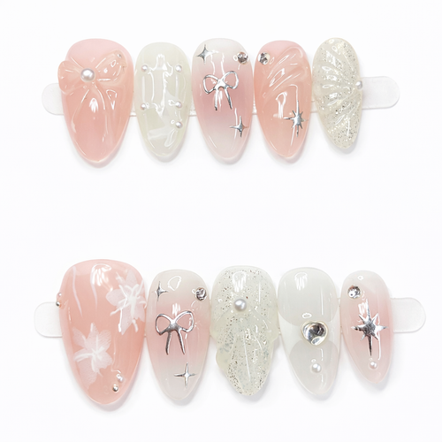 Wuthering Heights (Emily Bronte | The British Library) Young Cathy, Grange Morning: Pink Press-On Nails Literary Accessories A Bit of Art CORP