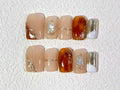 Amber Romance Press-On Nails Literary Accessories