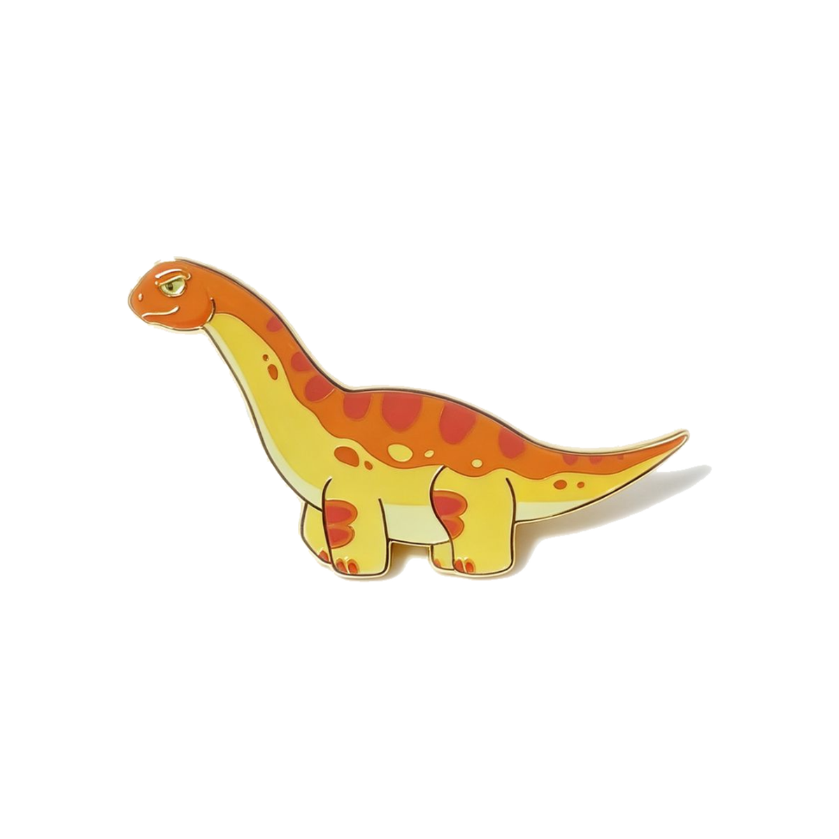 Metal Badge / Fridge Magnet — Brachiosaurus baseline image