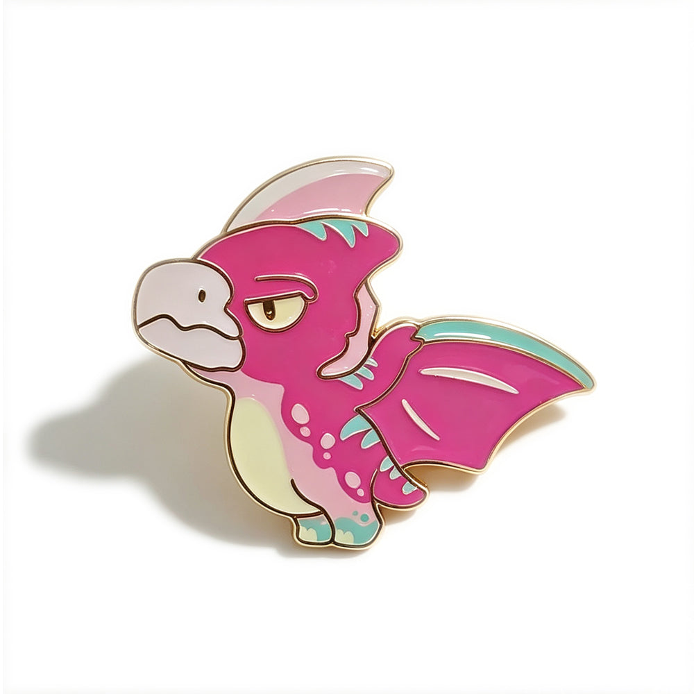 Metal Badge and Fridge Magnet Pterosaur baseline product image
